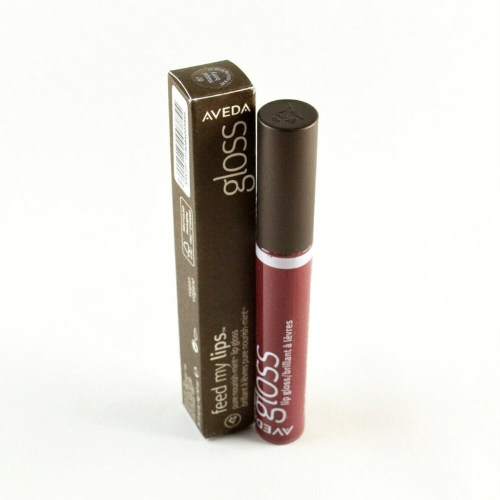 AVEDA Feed My Lips Nourish-Mint Lip Gloss 07 MAQUI BERRY 0.34 oz /10ml